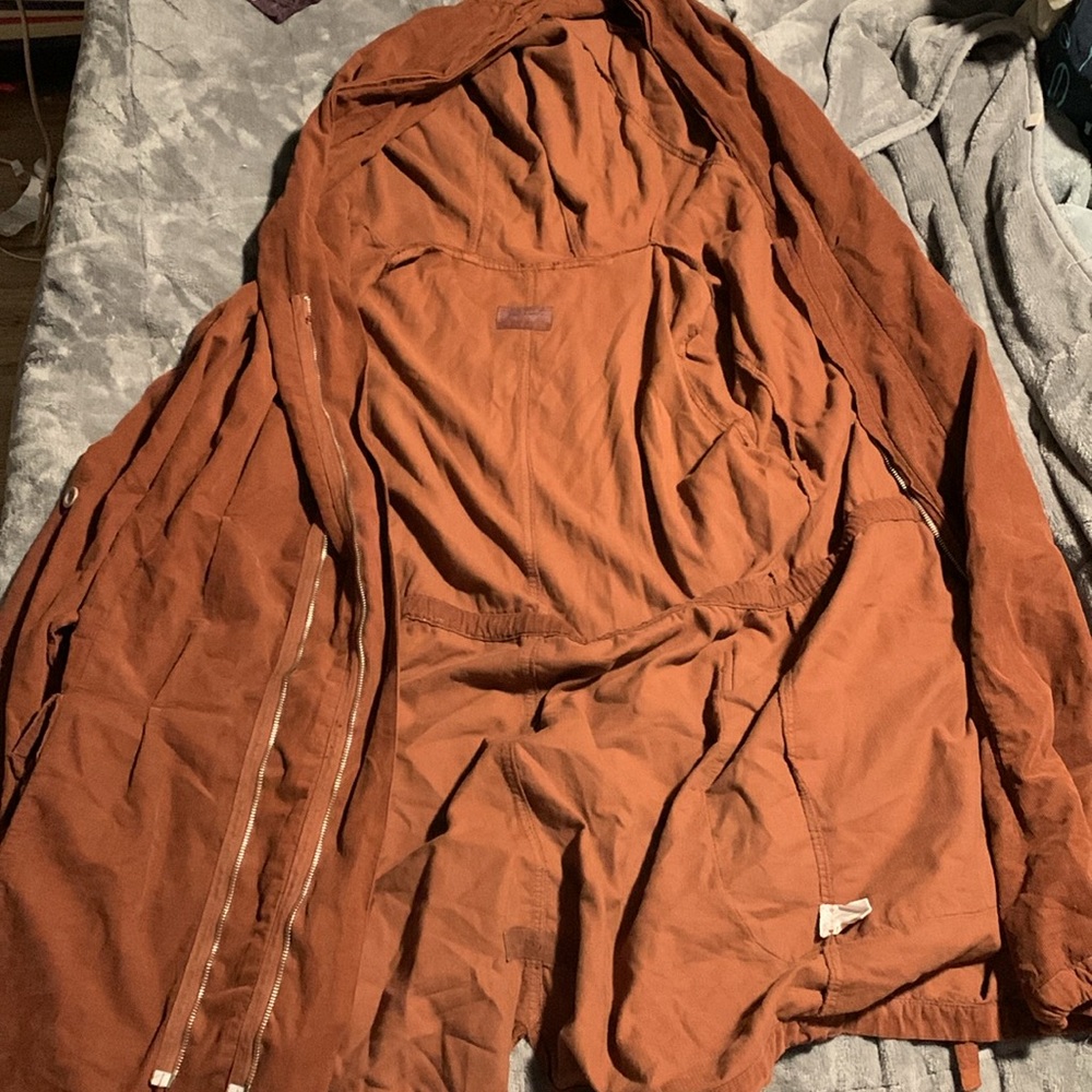 Free People Utility Jacket In Rust - Picture 4 of 6